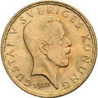 1920 Sverige 5 kronor Gustav V, 01