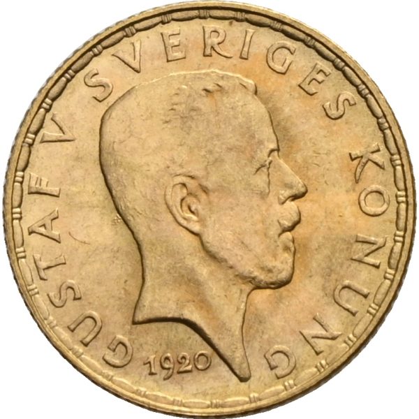 1920 Sverige 5 kronor Gustav V, 01