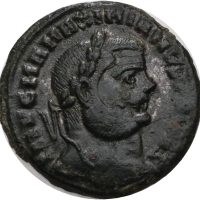 Æ follis Maximianus (286-305 e.Kr. ), 10,50 g, Alexandria, 1+