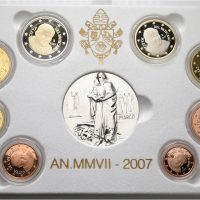 2007 Vatikanet myntsett med sølvmedalje, 0