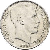 1917 1 krone Haakon VII, 1+/01