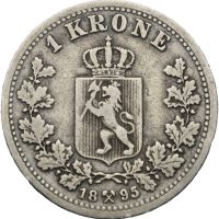 1895 1 krone Oscar II, 1-