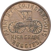 1898 USA reklamepolett Parry M'F'G Indianapolis*, ripe, 1+/01