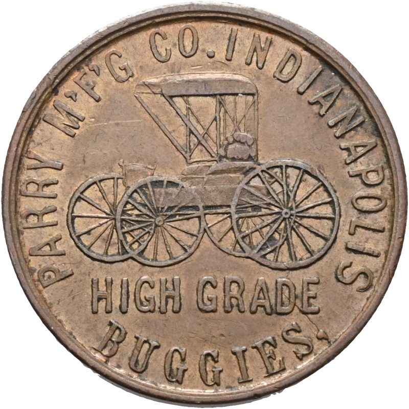 1898 USA reklamepolett Parry M'F'G Indianapolis*, ripe, 1+/01