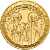 2002 Østerrike 50 euro, 10,14 g .986 gull, 0