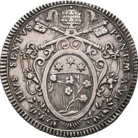 1780 Vatikanet scudo Pius VI (1775-99), renset, 1