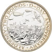 1994 Alderney 2 pounds Elizabeth II, proof