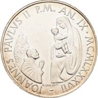 1987 Vatikanet 1000 lire Johannes Paul II, 0