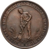 1926 Opland Bonde-og Småbrukarlag, 43 mm, bronse, 0/01