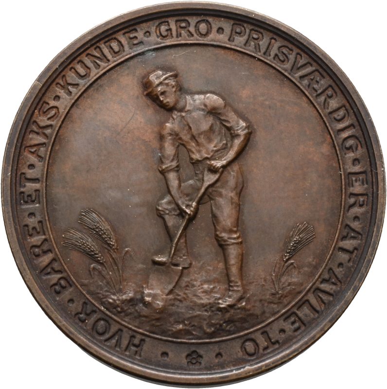 1926 Opland Bonde-og Småbrukarlag, 43 mm, bronse, 0/01