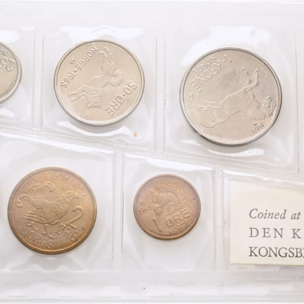 1968 Myntsett mykplast, 0