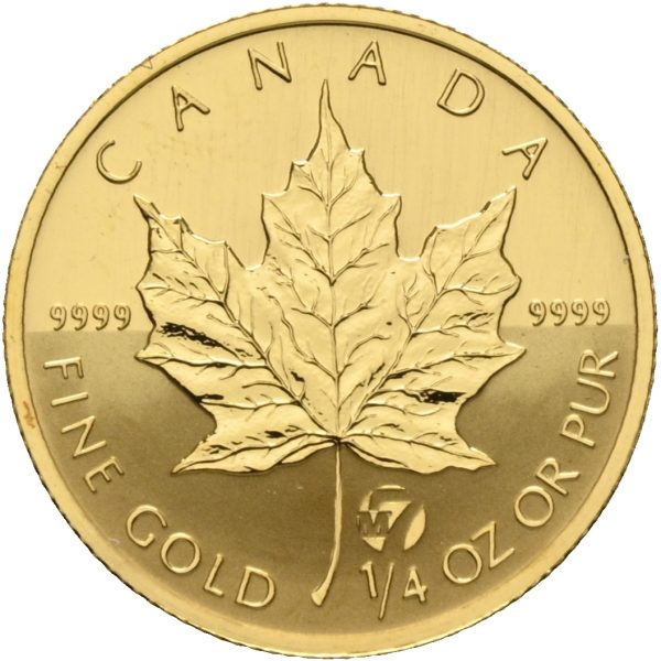 2001 Canada 10 dollars Elizabeth II, 1/4 oz .999 gull, 0