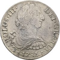 1783 FF Mexico 8 reales Carl III, Mexico City, 1
