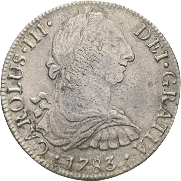 1783 FF Mexico 8 reales Carl III, Mexico City, 1