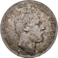 1871 Sverige 4 riksdaler riksmynt Karl XV, 0/01