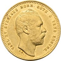 1863 Sverige dukat Karl XV (1859-1872), 1+/01