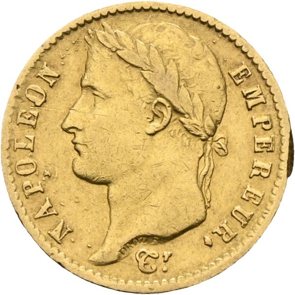 1811 A  Frankrike 20 francs Napoleon I Bonaparte, 1