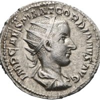 AR antoninian Gordian III (238-244 e. Kr.), 4,27 g, 1+