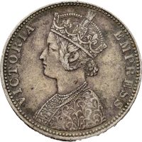 1888 Britisk India rupee Victoria, 1/1+