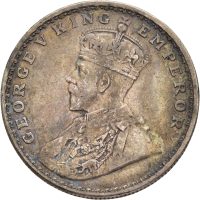 1913 Britisk India rupee George V, 1+/01