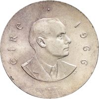 1966 Irland 10 shillings, 50 år Påskeoppstanden, 01