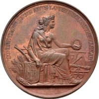 1880 Søndre Trondhjems Amts Landhusholdningsselskab, Throndsen, 25 mm, bronse, 01