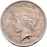 1924 USA dollar, Philadelphia, 1+/01