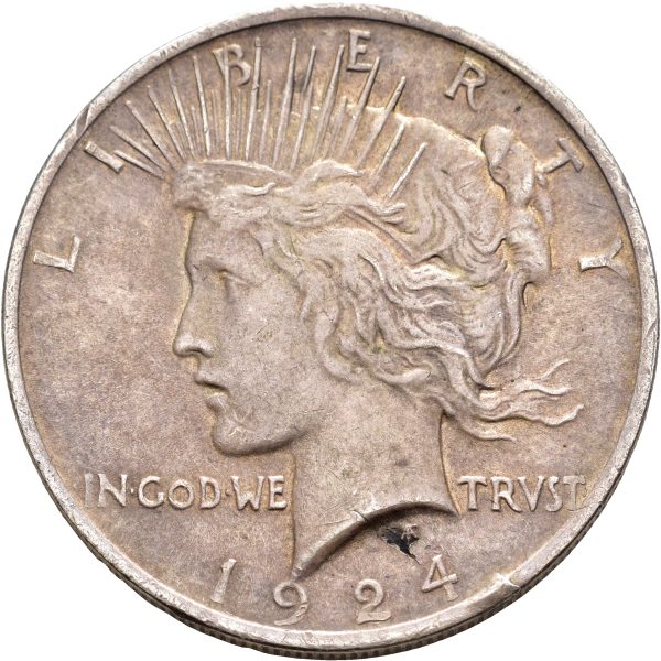 1924 USA dollar, Philadelphia, 1+/01