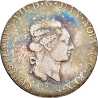 1795 Schleswig-Holstein speciedaler Christian VII, riper, 1/1-