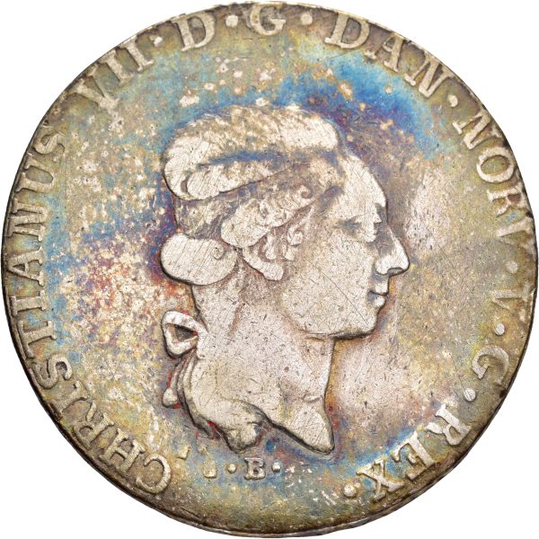 1795 Schleswig-Holstein speciedaler Christian VII, riper, 1/1-