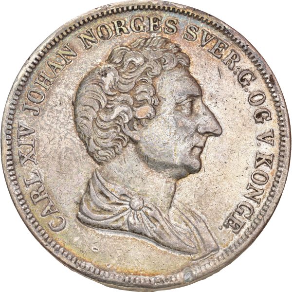 1844 speciedaler Carl XIV Johan (1818-1844), anhengt, 1