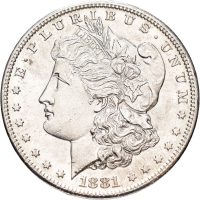 1881 S USA dollar, San Francisco, 0/01