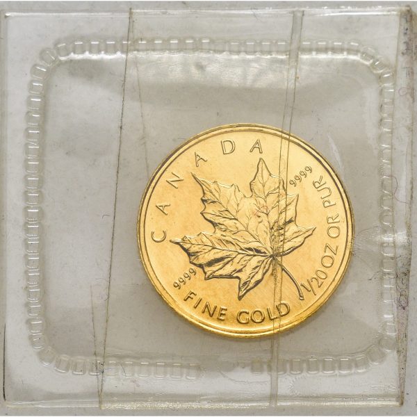 1993 Canada dollar Elizabeth II, 1/20 oz  gull, BU