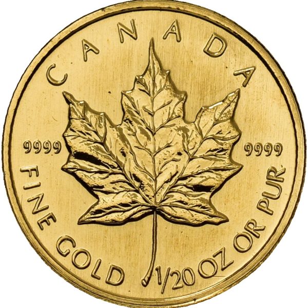 1996 Canada dollar Elizabeth II, 1/20 oz gull, BU