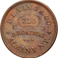 1861-1865 USA Emergency Coinage, kobber, 01