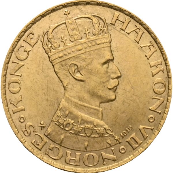 1910 20 kroner Haakon VII (1905-1957), 01