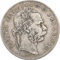 1875 Ungarn forint Franz Josef I, 1/1+