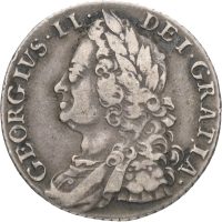1758  England shilling George II (1727-1760), 1/1+