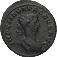 278 e.Kr. BI antoninian Probus (276-282 e.Kr. ) Siscia, Løve med stjerne