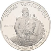 1982 S USA 1/2 dollar George Washington, proof