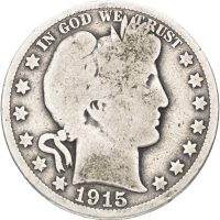 1915 USA 1/2 dollar, Philadelphia, 1-/2