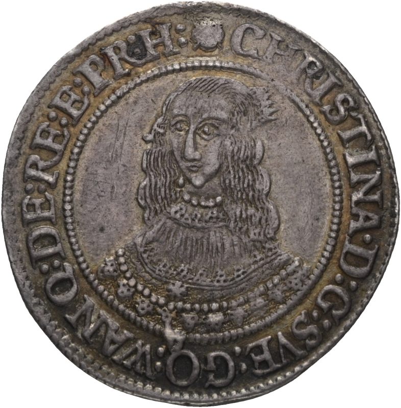 1646 Sverige 1/4 riksdaler Kristina (1632-1654), 1+