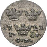 1723 Sverige öre Fredrik I (1720-1751), 1+/01
