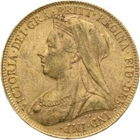 1901 England sovereign Victoria (1837-1901), London, 1+