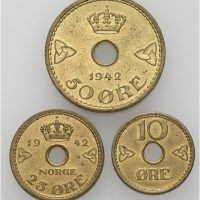 1942 Londonsett Haakon VII (1905-1957), 0/01