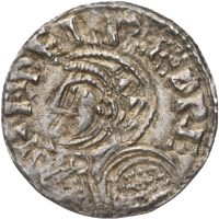 Danmark penning Hardeknud (1035-1042), 1,10 g, Lund, 1+/01