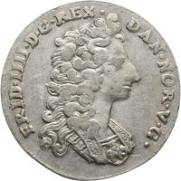 1715 Norge 1 mark/ 16 skilling Fredrik IV (1699-1730)
