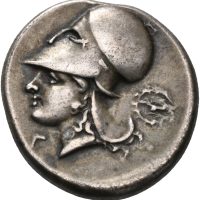 ca. 345-307 f.Kr. Korinthia AR stater, 8,48 g, Korint, 1+