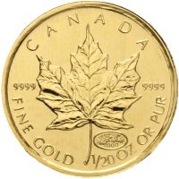 2000 Canada dollar Elizabeth II, 1/20 oz gull, 0