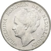 1924 Nederland gulden Wilhelmina (1898-1948), 01